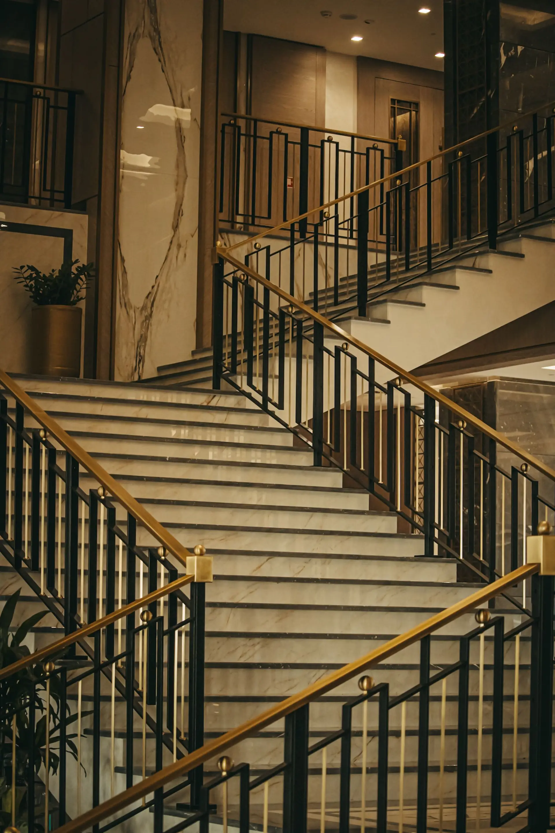 Architektonische Treppe
